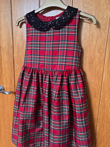 Girls red black tartan - red/black,
