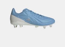 adidas RS-15 Elite Soft Ground Rugby Boots Team Light Blue UK 7.5 New