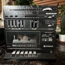 Vtg Hitachi TRK-9005H Boombox