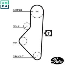 TIMING BELT 1050RM FOR PEUGEOT 205/II/Convertible 305/Van/Break 405 309 1.9L BX