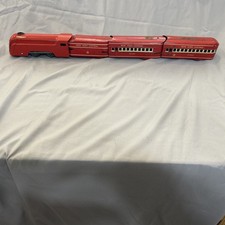 Rare Marx O-Gauge Red Windup Bullet Mercury Tin Train Set,  Red￼