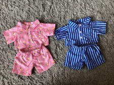 2 Pairs of Build A Bear PJS Pyjamas