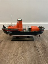 RNLI Model Lifeboat. Wooden