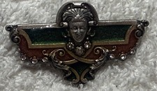 Egyptian Revival Winged Brooch