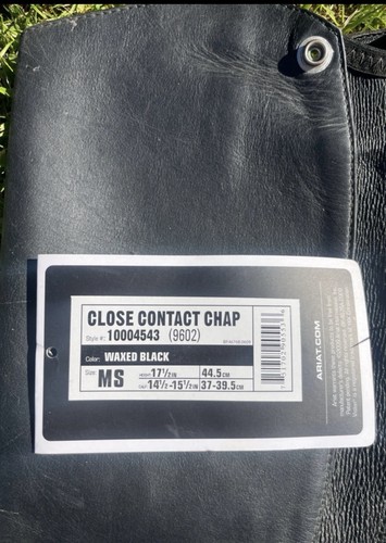 Ariat close contact chaps - close,
