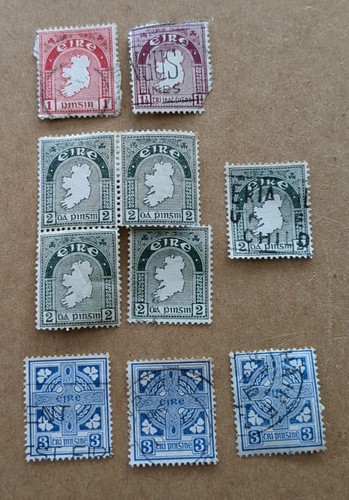 Vintage irish stamps - vintage, (eire)