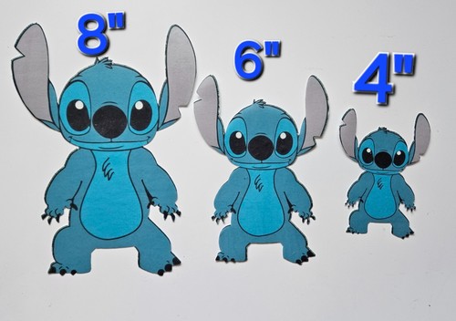 Handmade edible stitch cake - stitch,