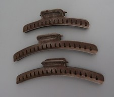 7 VINTAGE METAL HAIR STYLING / WAVE CLIPS - INCL DINKIE, MANNEQUIN - COLLECTABLE