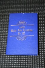 1950 Biggar Free Operatives Lodge No. 167 Life Member Vellum Masonic Certificate