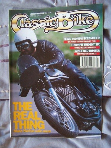 Classic bike magazine august - bike,
