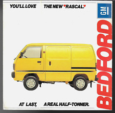 Bedford Rascal 1986 UK Market