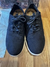 Men’s Black Toms Boxed Size
