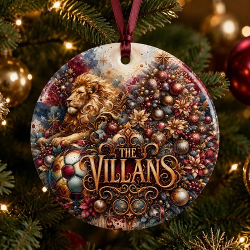 Aston villa ceramic christmas - villa,