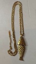 Gold Plated Articulated Fish