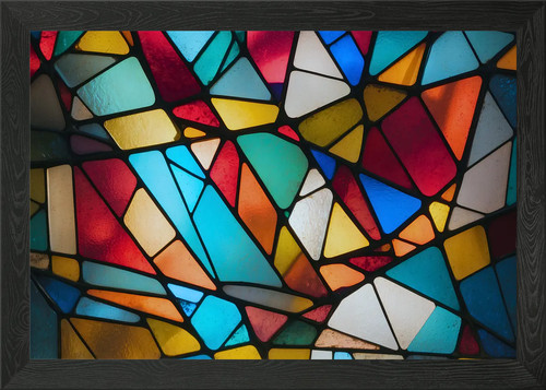 Colorful stained glass - colorful,