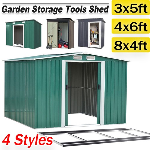 New metal garden shed - new,