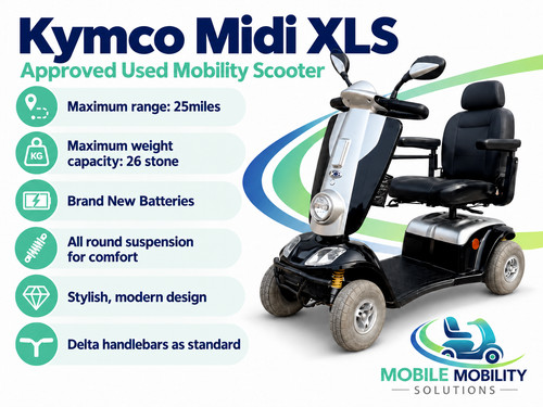 Kymco midi xls 8mph mobility - midi,