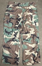 GENUINE US ARMY M81 WOODLAND M65 COLD WEATHER COMBAT TROUSERS. LARGE-REGULAR.