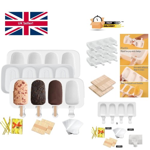 4pcs large silicone popsicle - 4pcs,