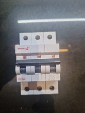 MEM MCH316 C16 MCB Triple Pole 3 Phase Breaker Type C 16A Memshield 2 Eaton