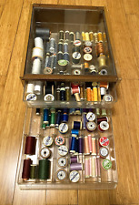 Large Job Lot Of Approx. 150 Vintage Cottons Inc Sylko In Organsier