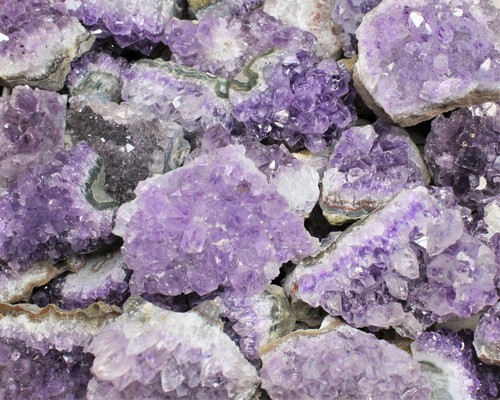 Amethyst crystal clusters - amethyst, 5