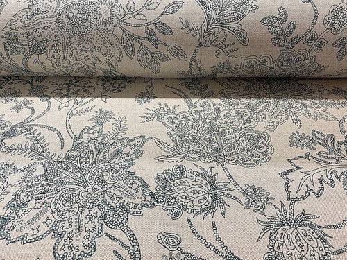 Fairfax linen fabric floral - fairfax,