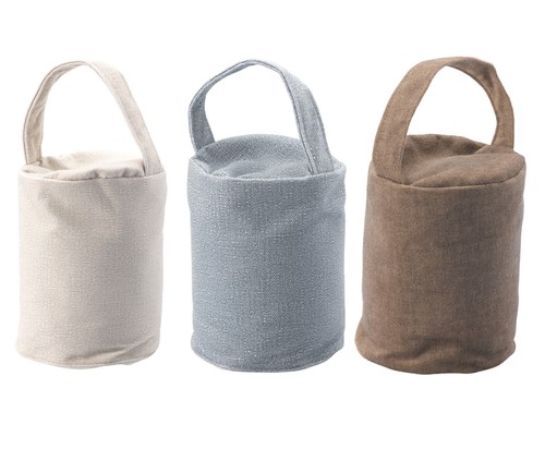 Plush faux suede doorstop - suede,