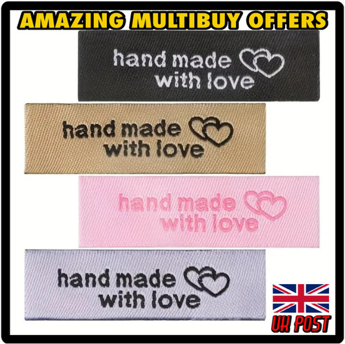 Hand made with - 'hand, fabric
