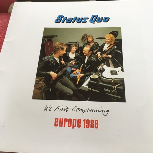 Status quo concert tour - quo,