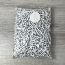 Wooden White Golf Tees Bundle