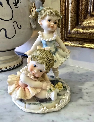 Vintage shabby chic ballerina - shabby,