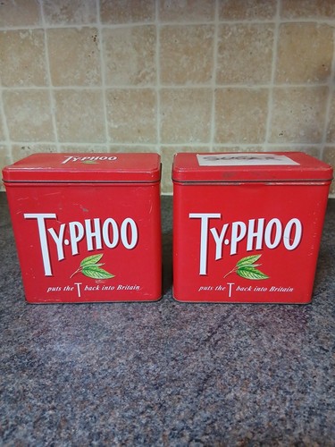 Vintage typhoo tea - tins, 2
