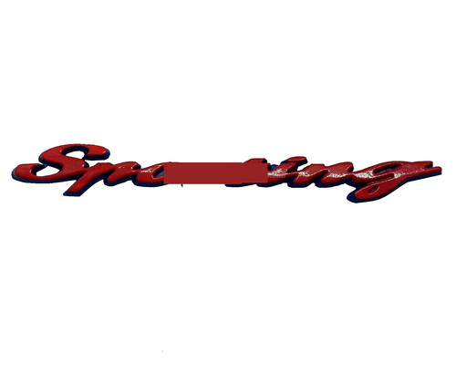 Sporting red written acronym - sporting,