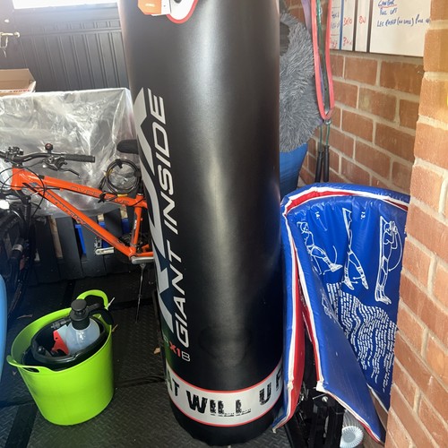 Black heavy duty punch bag - heavy-duty,