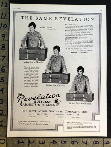 1926 revelation suitcase - revelation,