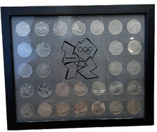 Coin display frame for 50p - for, uk