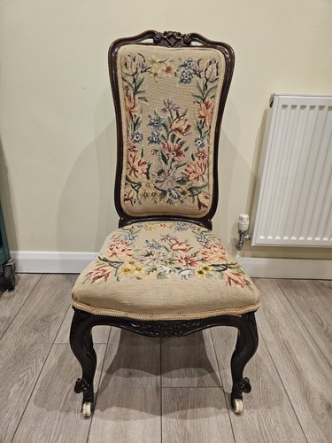 Victorian rosewood tapestry - victorian,