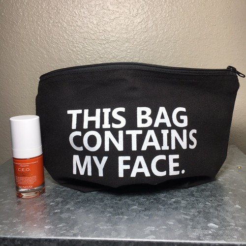 This bag contains face - contains,