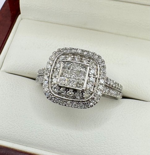 18ct white gold 1ct - 18ct,