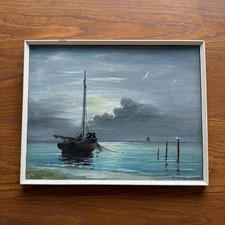 Mid-Century Coastal Oil