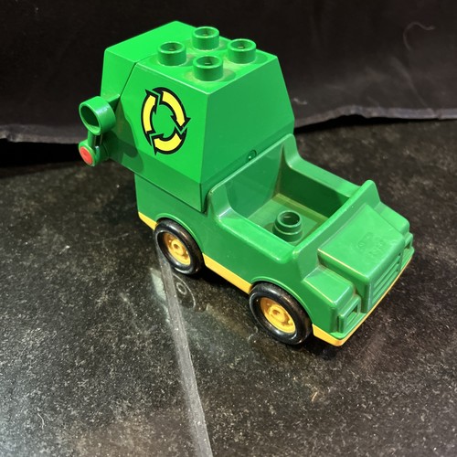 Vintage duplo recycling truck - vintage,