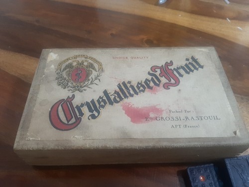 Vintage sweets box with - sweets,