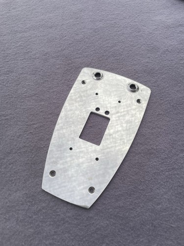 Vintage guitar bridge base