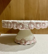 Vintage Battenburg Lace Cake