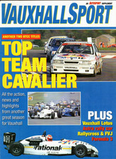 Vauxhall Motor Sport Supplement 1992 UK Market Brochure Autosport Cavalier Turbo
