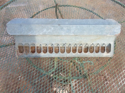 Vintage galvanized yard bird - yard,