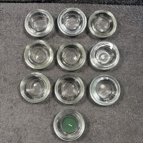 Glass clear tea light - clear,