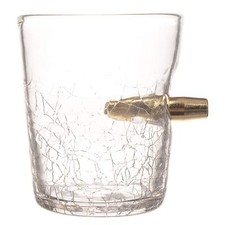 Novelty Tumbler Spirit Shot In Glass Single Bullet Tasting Whiskey Brandy 300ml 