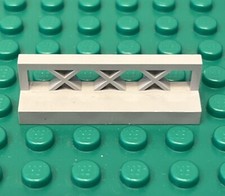 Vintage Lego Old Grey 1x4 Lattice Fence Panel Part Train Town Pirate Space 3633